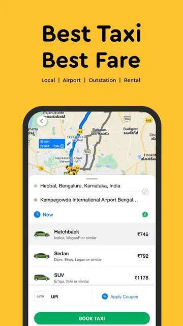 Quick Ride- Cab Taxi & Carpool screenshot 2