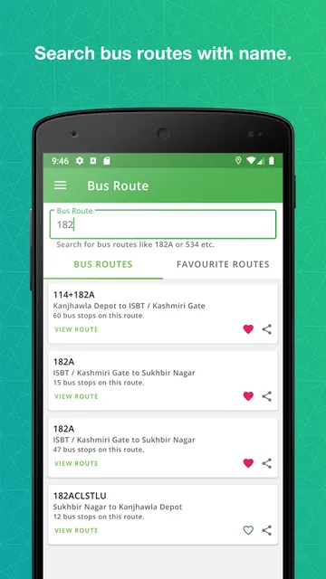 DTC Bus Routes screenshot 3