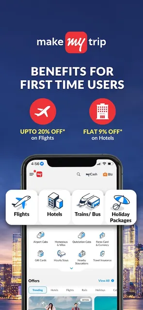 MakeMyTrip - Flights & Hotels screenshot 2