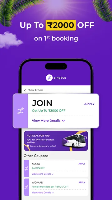 zingbus Book Bus Ticket online screenshot 4