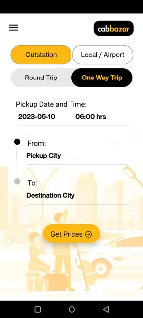 CabBazar - Outstation Taxi screenshot 2