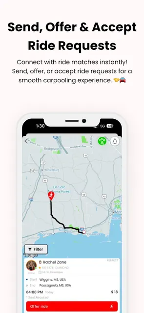 sRide - Carpool & Taxipool screenshot 3