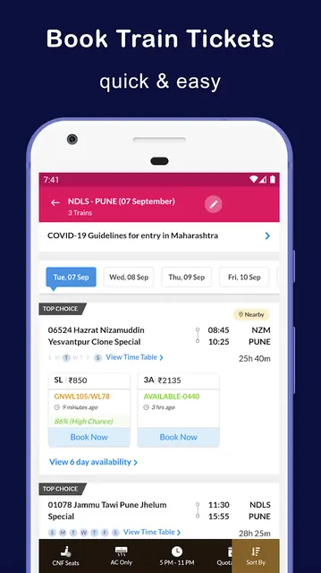 Indian Train Status - minits screenshot 2