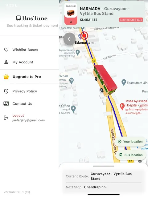 BusTune - Kerala Bus Tracking screenshot 6