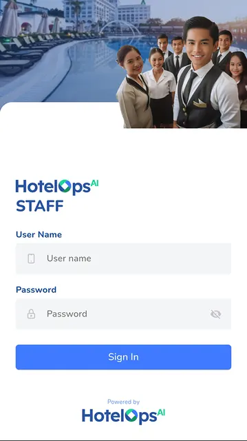 HotelOpsAI Staff App screenshot 1