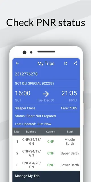 Indian Railway Train IRCTC App screenshot 5