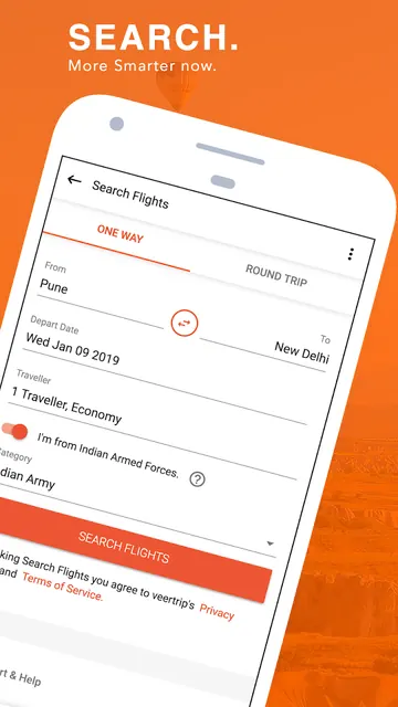 VeerTrip -App for the forces screenshot 3