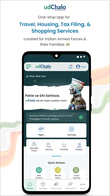 udChalo-Super app for Soldiers screenshot 1