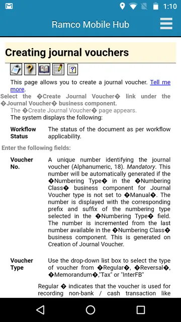 Ramco Mobile Hub screenshot 3