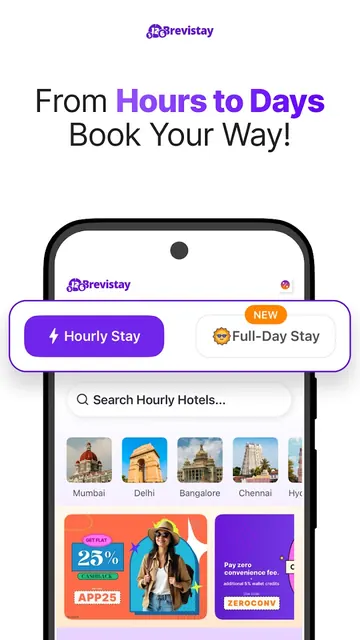 Brevistay: Book Hourly Hotel screenshot 2