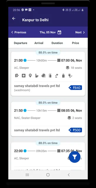 SamayShatabdi Travels screenshot 3