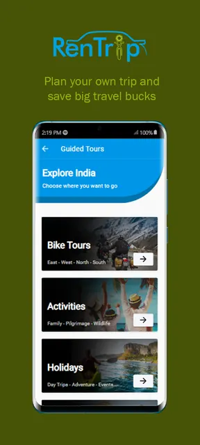 RenTrip - Bike & Car Rentals screenshot 4