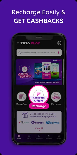 Tata Play - Live TV & DTH Pack screenshot 1
