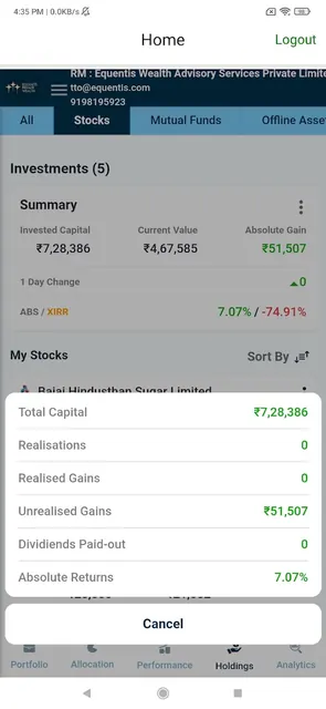 EPW - Equentis Private Wealth screenshot 4