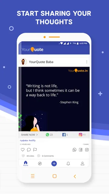 YourQuote — Write, Chat & Earn screenshot 3