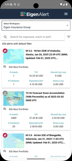 EigenAlert screenshot 1
