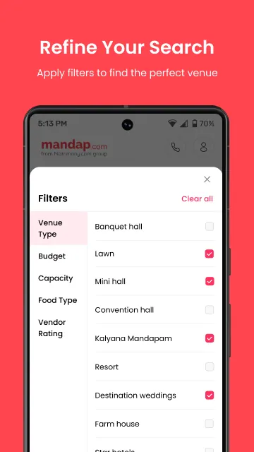 Mandap.com-Book Wedding Venues screenshot 6