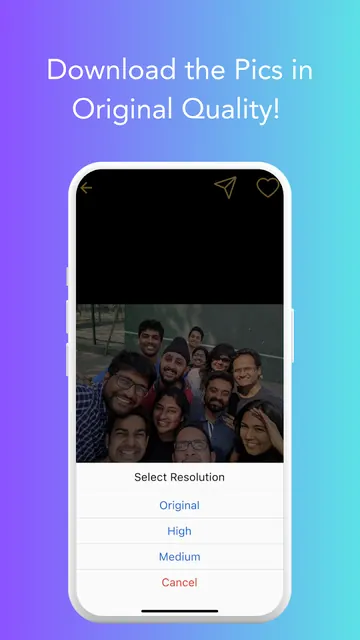 The LIT App - AI Photo Sharing screenshot 5